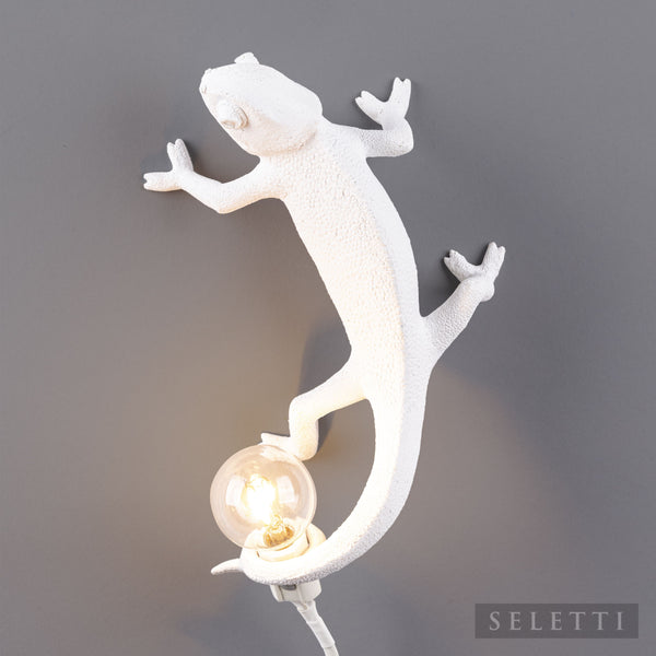 Chameleon Going Up Vegglampe Hvit - Seletti