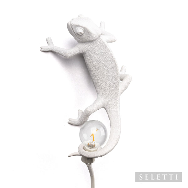 Chameleon Going Up Vegglampe Hvit - Seletti