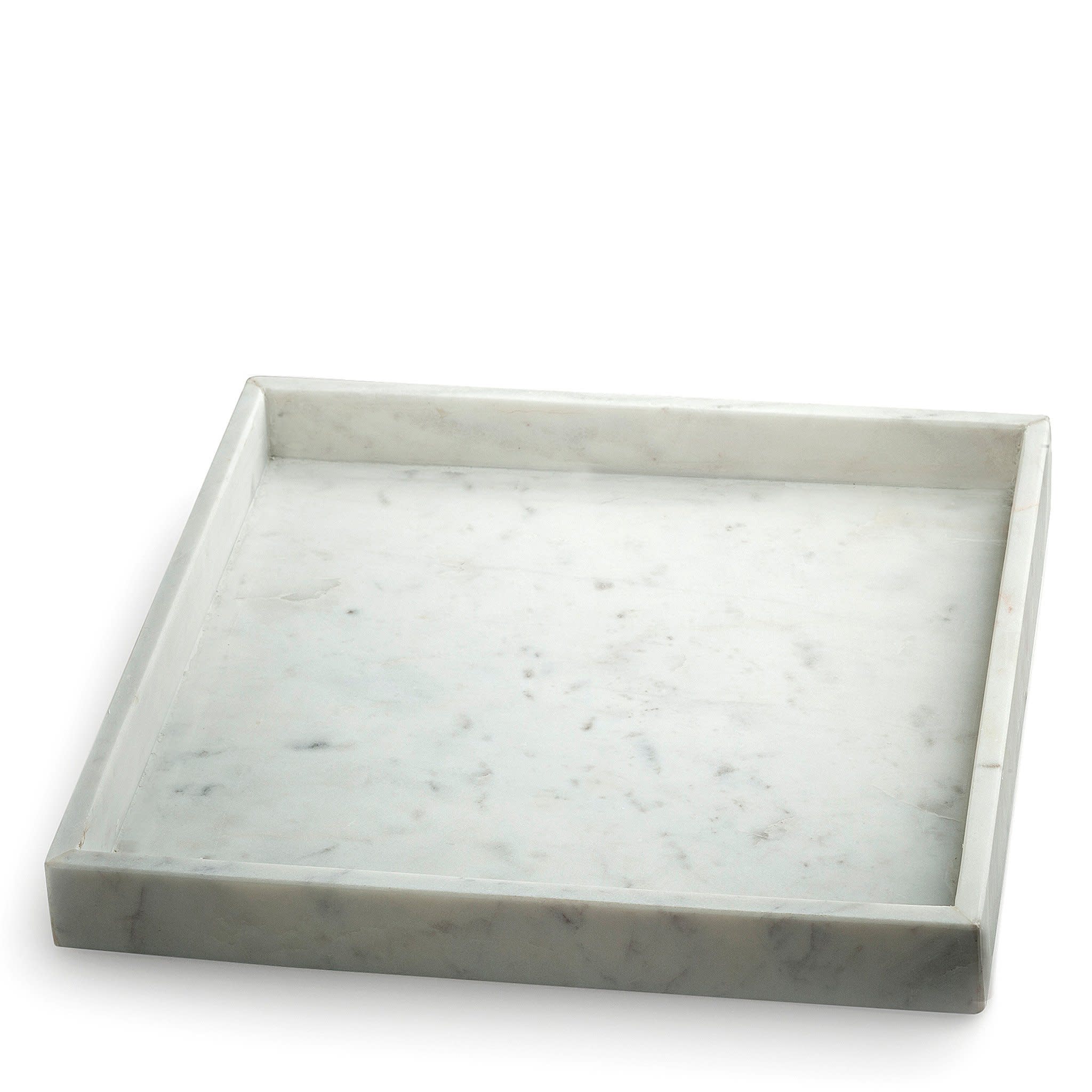 Marblelous tray, white